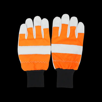 Schnittbeständige Kettensägen aus Kuhleder Arbeitshandschuhe, Kettensägen aus Lederhandschuh, Kettensägen aus Kuhlederhandschuh