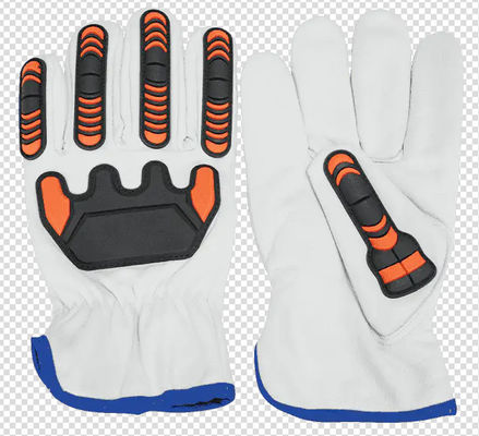 Lederhandschuhe, Schlagfeste und schnittfeste Rindlederhandschuhe, Schnittfeste und schnittfeste Rindlederhandschuhe