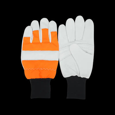Schnittbeständige Kettensägen aus Kuhleder Arbeitshandschuhe, Kettensägen aus Lederhandschuh, Kettensägen aus Kuhlederhandschuh