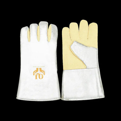 Aluminiumfolie Hitzebeständige Handschuhe, hochtemperaturbeständige Handschuhe