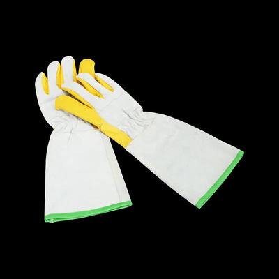Verlängerte Schweißhandschuhe aus Kuhleder