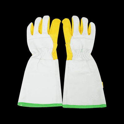 Verlängerte Schweißhandschuhe aus Kuhleder