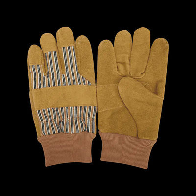 Arbeitshandschuhe aus Kuhspaltleder, Kuhspaltlederhandschuhe, Kuhspaltlederhandschuhe, Sicherheitshandschuhe aus Leder